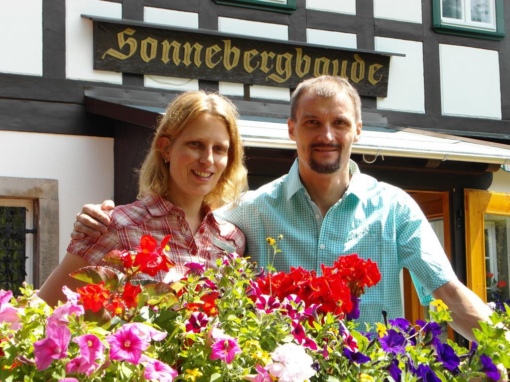 Wanderhotel Sonnebergbaude Waltersdorf  Esterno foto